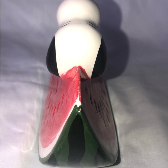 Vintage SNOOPY Watermelon Collectable Money Box 1958-1966 6” X 5” From the 60’s - Picture 6 of 7